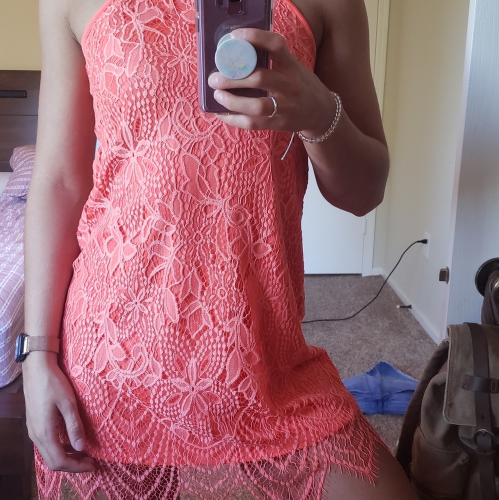 Orange dress